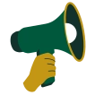 An illustration of a megaphone