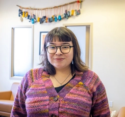 Anna-Leah's headshot at the Wabanaki Centre
