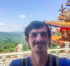 STUdent Kasey Goodine in Taipei