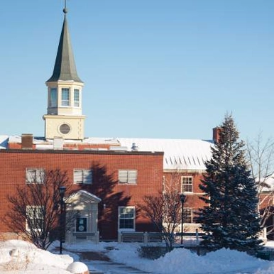 Campus in the winter