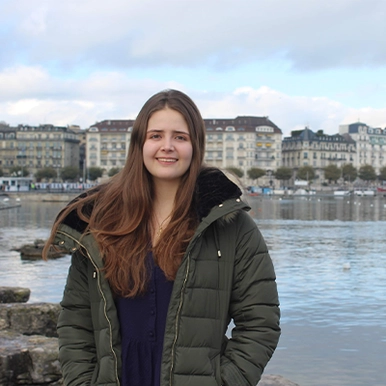 Student in Spain, in a port city