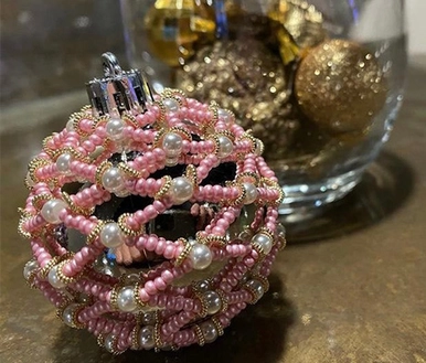 Photo of a beaded ornament