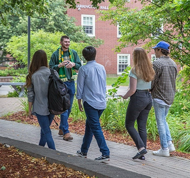 Campus tour at St. Thomas university