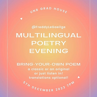 Multilingual Poetry Evening
