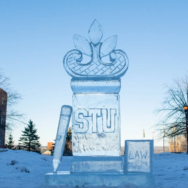 STU ice sculpture