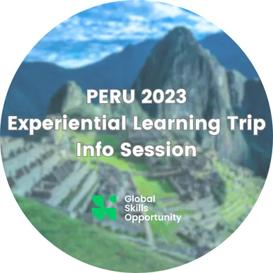 Peru trip graphic poster