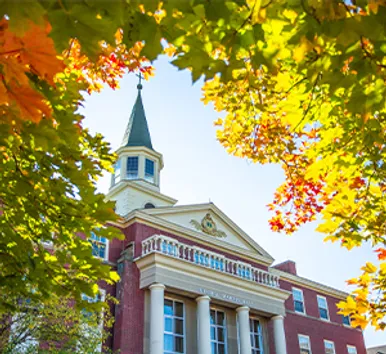George Martin Hall in the Fall