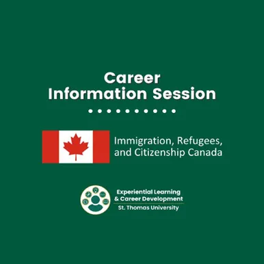 Career Information Session: Immigration, Refugees, and Citizenship Canada