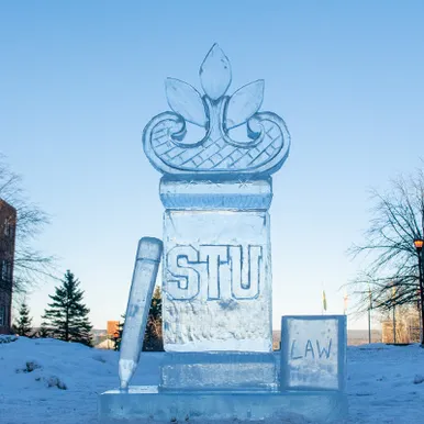 STU ice sculpture