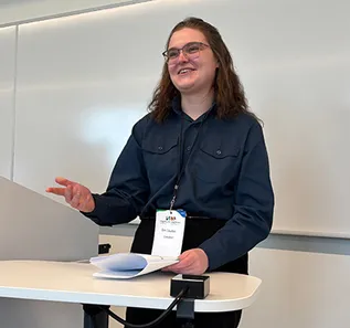 Em Coulton presenting at the CHA Conference 2025