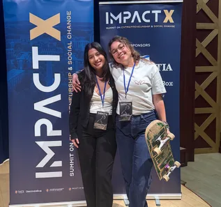 Nicole Vera and Gabriella Mascarenhas at Impact X