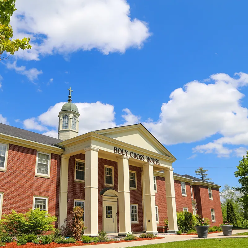 Picture of Holy Cross House on a bright day
