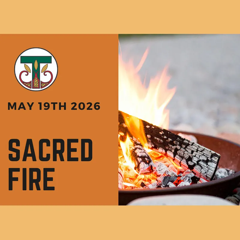 Graphic of Sacred Fire event