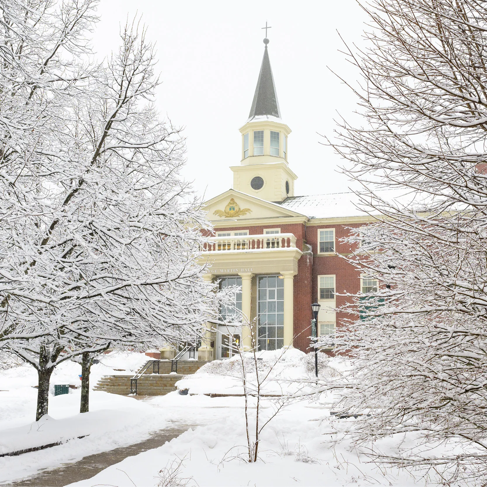 STU campus on a winter day