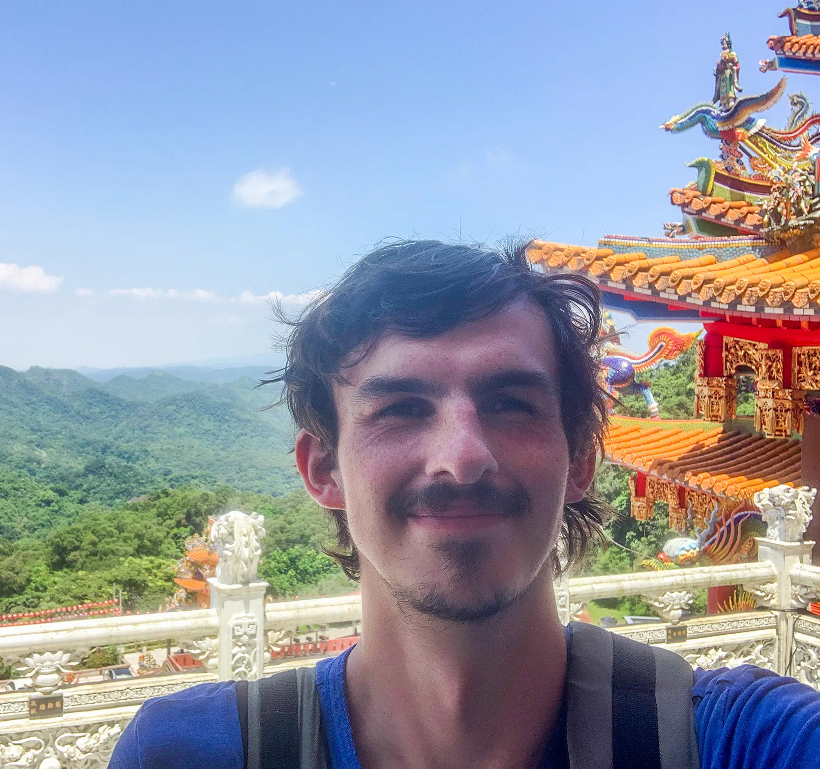 STUdent Kasey Goodine in Taipei
