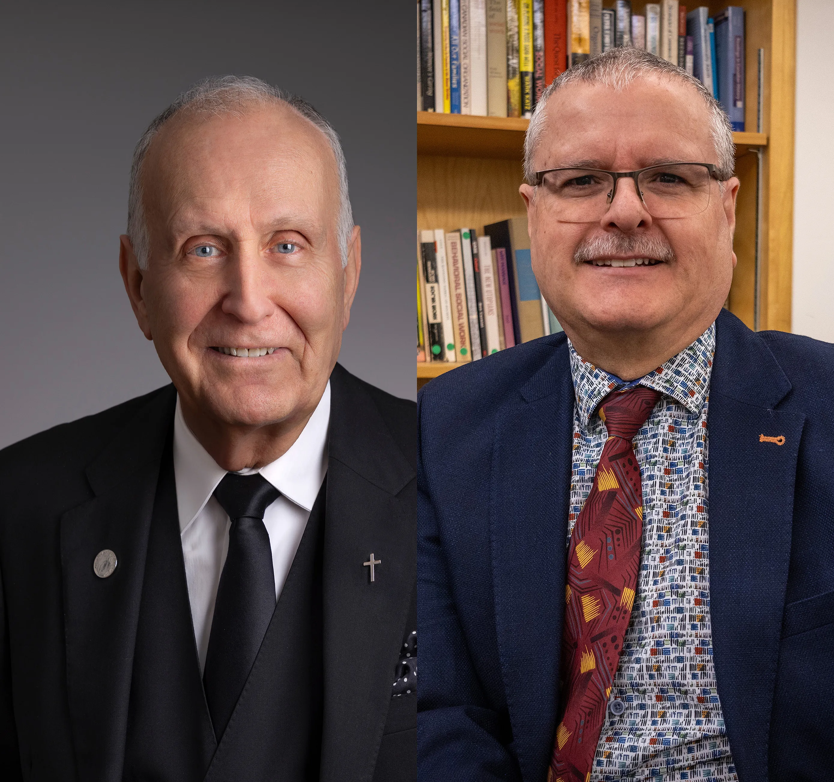 A photo of Paul Ouellet and Leo-James Levesque