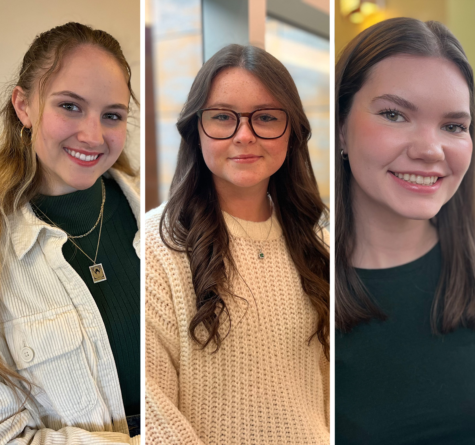 Mallory Thompson, Emily Singleton, Sydney VanWart