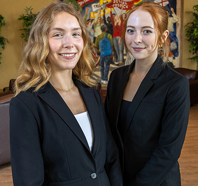 Jazmyne Lebel & Sydney Gallibois