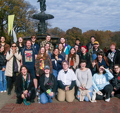 Group of STUdents in NYC
